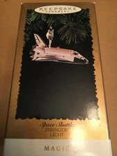 1995 Hallmark Space Shuttle Stringer! Light Ornament (NOT TESTED)