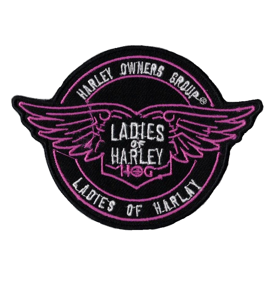 Motorcycle Ladies OF Harley-Davidson Patches Emblem Front Bike Vest Patches