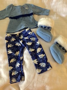 american girl polar bear pajamas