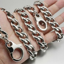 Stainless Steel KeyChain Mens Biker Punk Wallet Chain 5A011WCD 14"  36" BZ