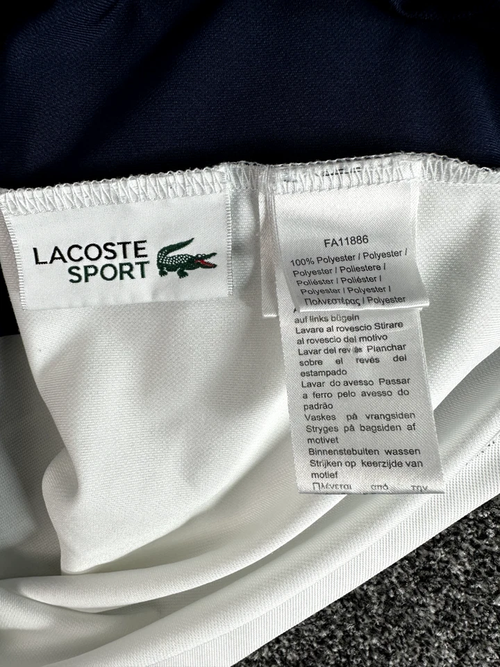 Lacoste Sport Women T Shirt Size XS Short Sleeve Crew Neck Regular Pullover - Image 4 of 4