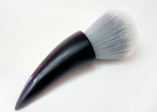 Zebu Black horn shaving brush - Handmade - Synthetic knot 28mm - NEW - Picture 1 of 5