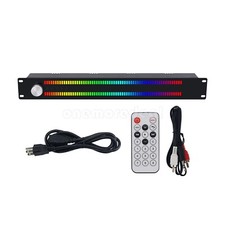 LED64X2 128-LED Music Spectrum Display Rhythm Light VU Meter Fit Voice Control