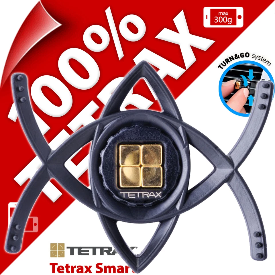 Tetrax Smart Air Vent Magnetic Car Dash Holder for iPhone 6 7 8 X, Galaxy S5 S6 - Image 4 of 4