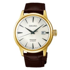 SEIKO PRESAGE SRPB44J1 Automatic Champagne Dial Gold Watch 4R35 Automatic Watch