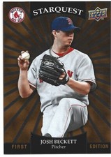 2009 Upper Deck First Edition StarQuest Insert #SQ-13 Josh Beckett Red Sox Card