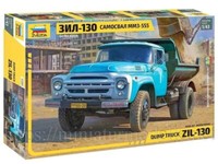 1:43 Zil 130 Kipper Mmz 555 Lkw Ddr Russische Dump Truck Udssr Zvezda 43004 Kit