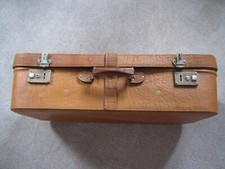 🌺🌺🌺Alter Koffer OLDTIMER KOFFER Reisekoffer Leder VINTAGE NOSTALGIE ohne Schl