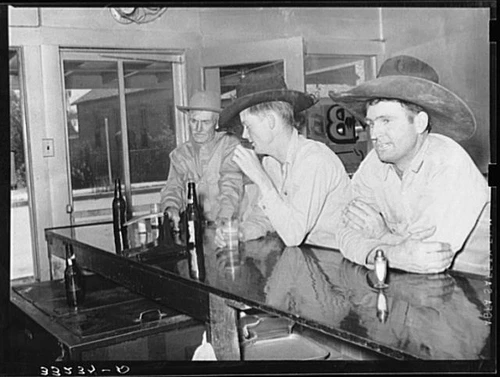 Beer Parlor,Alpine,Texas,TX,Brewster County,Farm Security Administration,FSA,2