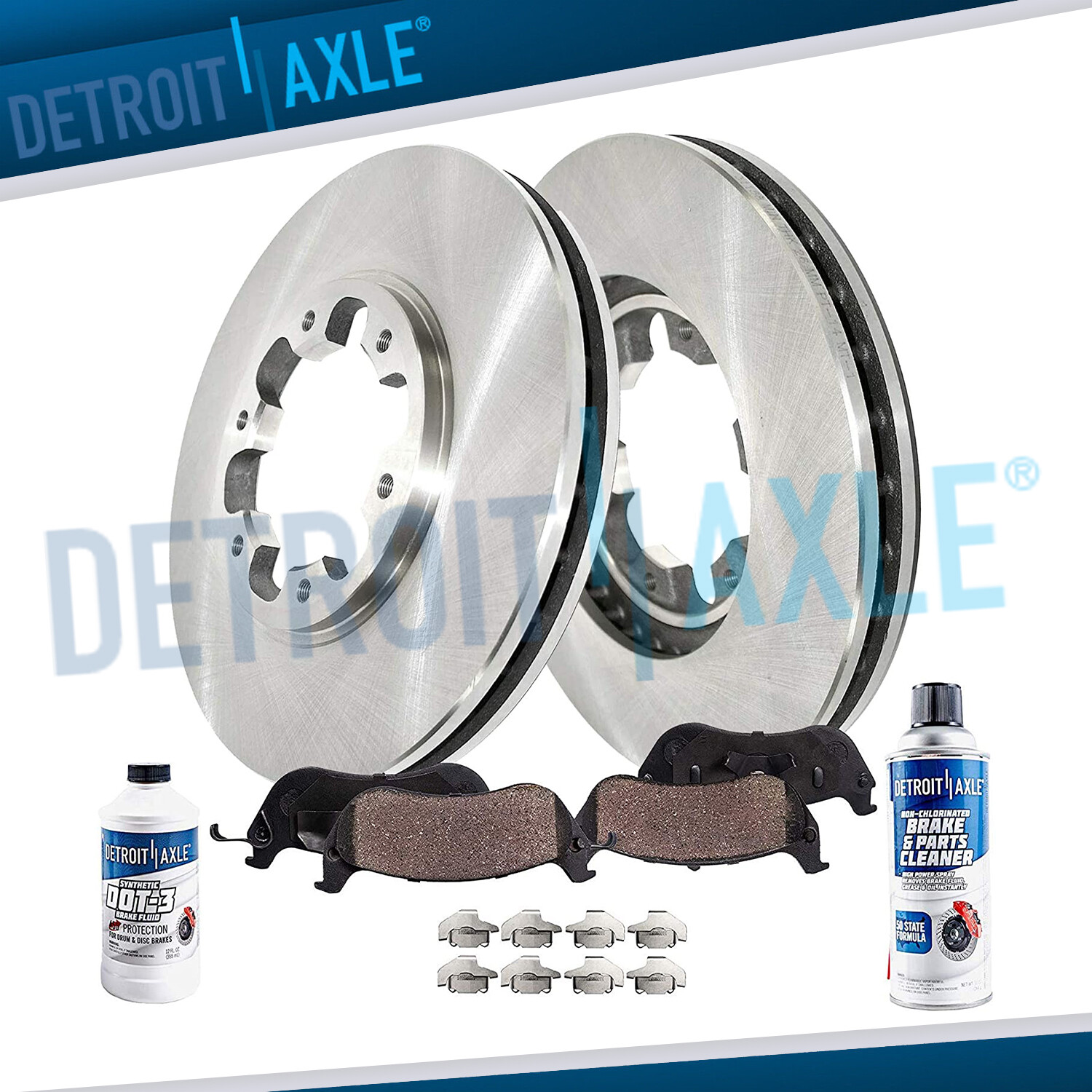 Front Brake Rotors + Pads Kit for Nissan Pathfinder Brake Pads Brakes