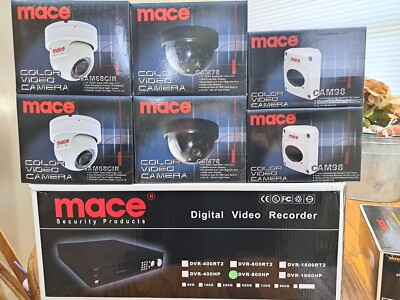 Mace Security System DVR & 8 Cameras