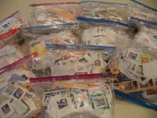 100 OLD FOREVER POSTAGE STAMPS NOT USED AS INTENDED 4 PURPOSE ON PAPER  USPS