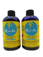 Curls Blissful Lengths Blueberry Liquid Hair Growth Vitamin 8 Oz. NEW Lot Of 2