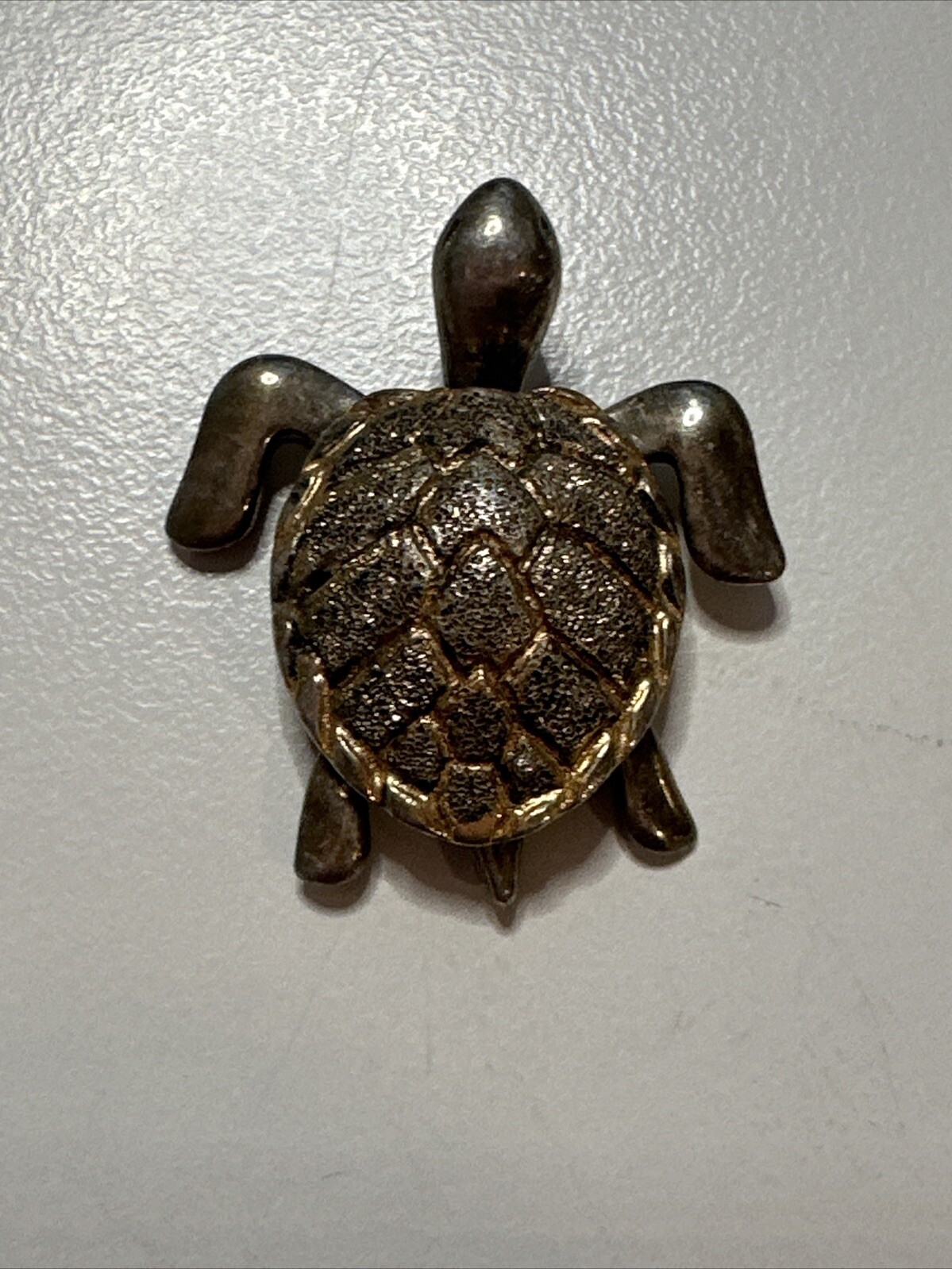 Small Solid 925 Sterling Silver 3D Articulated Se… - image 1