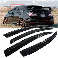 For 2006-2011 Honda Civic Sedan Window Visor Rain Guards Vent Shade Deflector