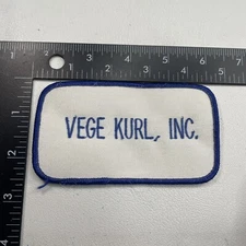 Vtg VEGE KURL INC. Patch (Cosmetics & Wellness Company I Think) 00N3