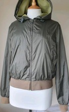 Cool Gap Khaki Military Green Grey Vintage Bomber Hooded Windbreaker Jacket L M