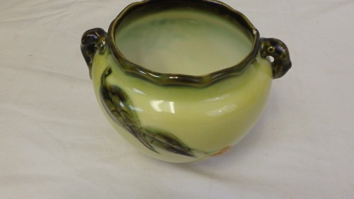 Vintage HULL Pottery Woodland Jardiniere Planter Vase W7 5 1/2 USA - Picture 6 of 8