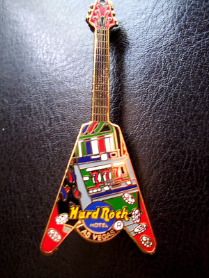 HRC Hard Rock Hotel Las Vegas Flying V Guitar Cafe Slot Machine