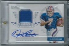 2012 NATIONAL TREASURES CENTURY MATERIAL SIGNATURE #35 - DOUG FLUIE #ED 13/15