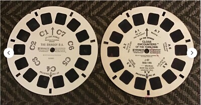CLOSE BEGEGNUNGEN DER DRITTEN ART, SHAGG D.A, RARE VIEW MASTER 2 x ROLLEN.