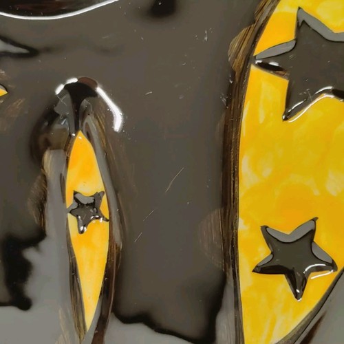 Black Cat Halloween Dish Susan Winget Certified International Ceramic - Picture 13 of 14