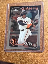 2024 Topps Chrome Baseball # 223 Jorge Soler 1