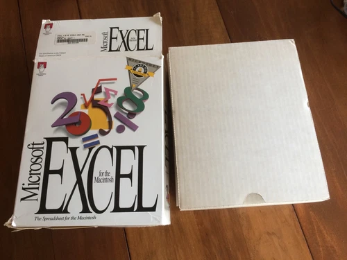 微软 Excel 4.0 电子表格软件适用于老式 Macintosh 电脑 - 第 4 张/共 10 张