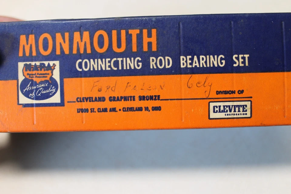 Набор соединительных стержневых подшипников Monmouth CB-583-G 10-65 - Ford Falcon 6cyl - Изображение 2 из 4