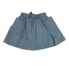 Crewcuts Elastic Waist Chambray Skirt size 8