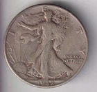 1942-P WALKING LIBERTY HALF DOLLAR 90% SILVER PHILADELPHIA .50¢ UNITED STATES