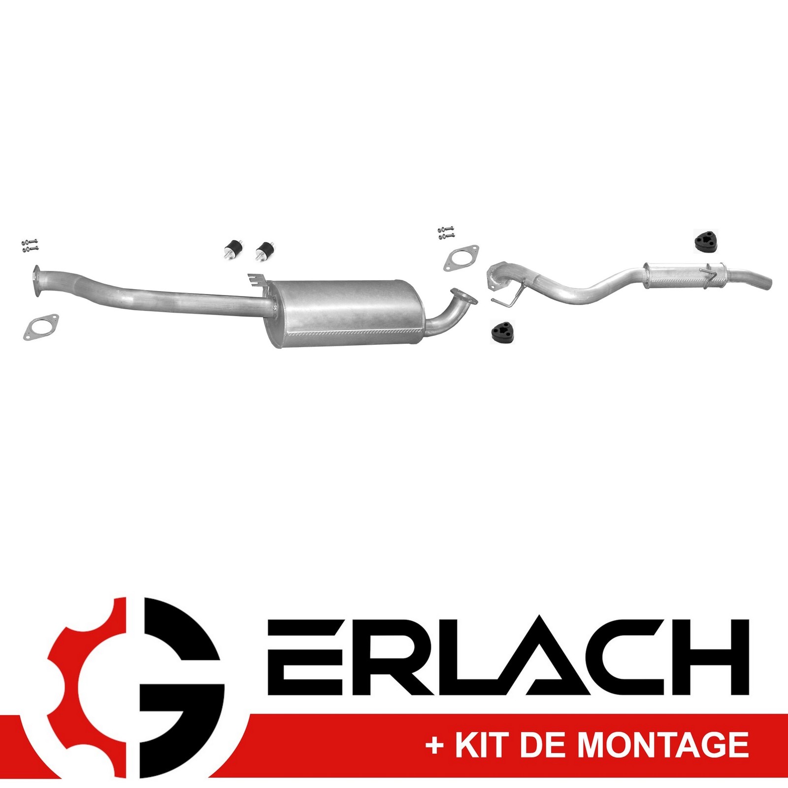 Echappement silencieux 3249 Frontera B contre la corrosion des routes sales