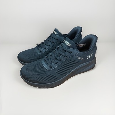 NWOB Skechers Slip-ins: BOBS Sport Squad Chaos Black Sz 8 Women s
