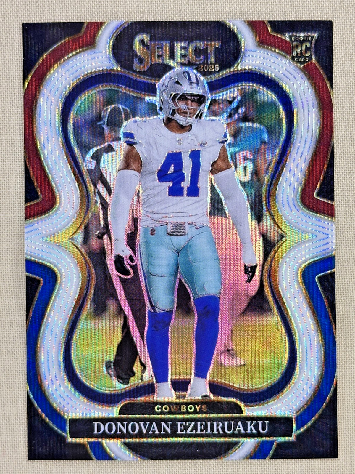 2025 Panini Select Donovan Ezeiruaku RC Tri Color /199 Dallas Cowboys #397