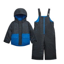 Carter's boys Heavyweight 2-piece Skisuit Snowsuit Set 12 Months Cobalt Blue