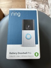 NEW Sealed Ring Battery Doorbell Pro Battery-Powered WIRELESS Video 1536p