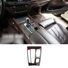 1xGear Shift Red Wood Grain Central Console Panel Trim For BMW X5 X6 F15 2014-18