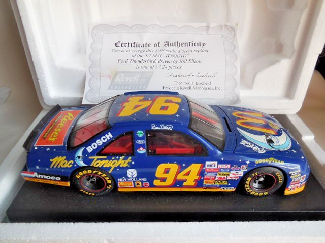 Nascar Bill Elliot #94 Mac Tonight 1997 Ford Thunderbird McDonalds Revell NIB