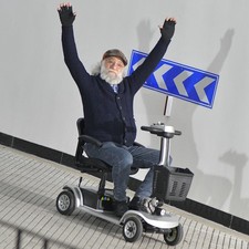 Mobility Scooter Outdoor Use by Elderly and Disabled Persons Max Load 265 IBS