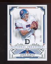 2025 National Treasures #31 John Elway Broncos HOF 91/99