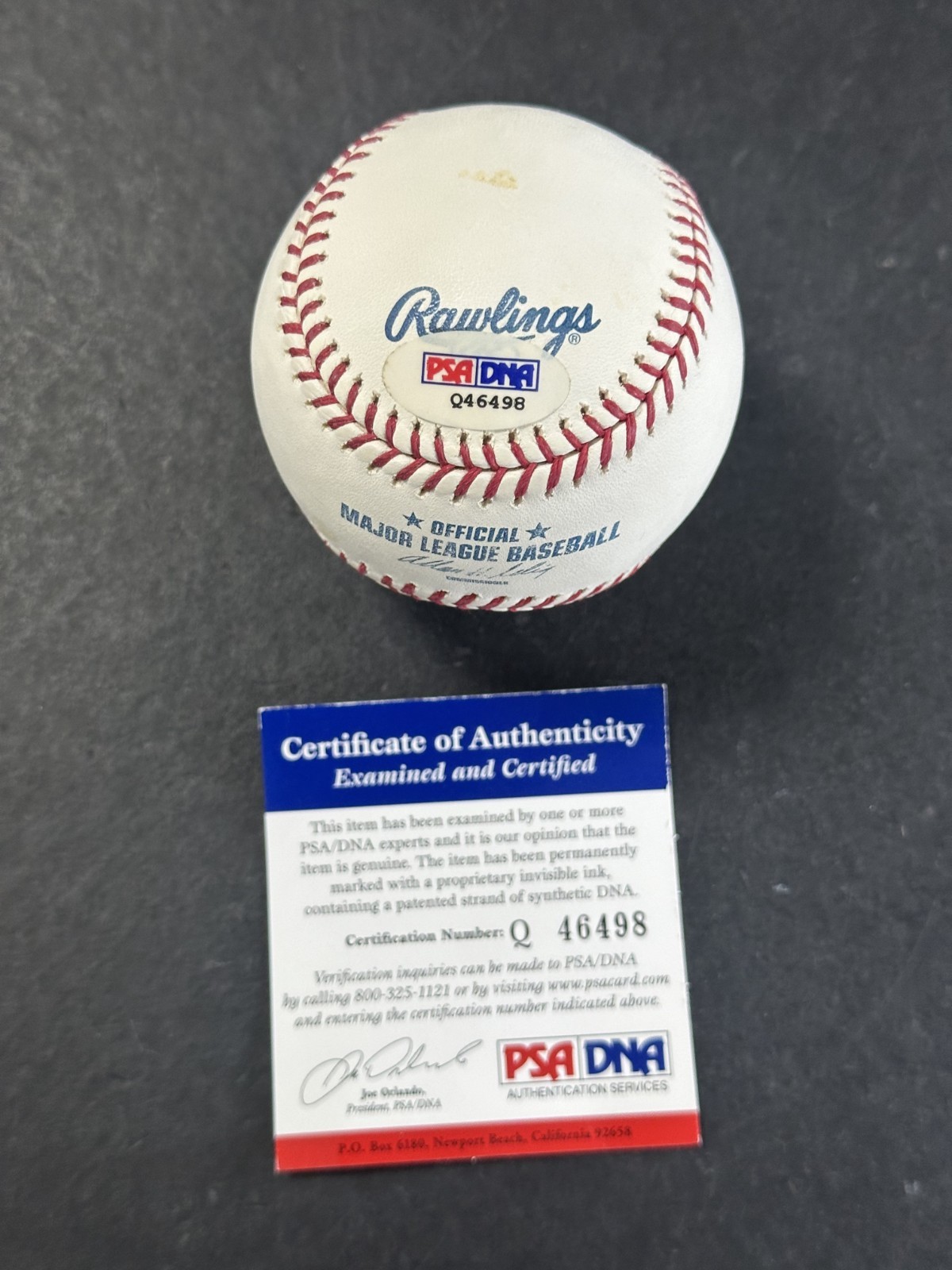 Mariano Rivera HOF New York Yankees Signed OML Baseball PSA/DNA AUTO COA view 2