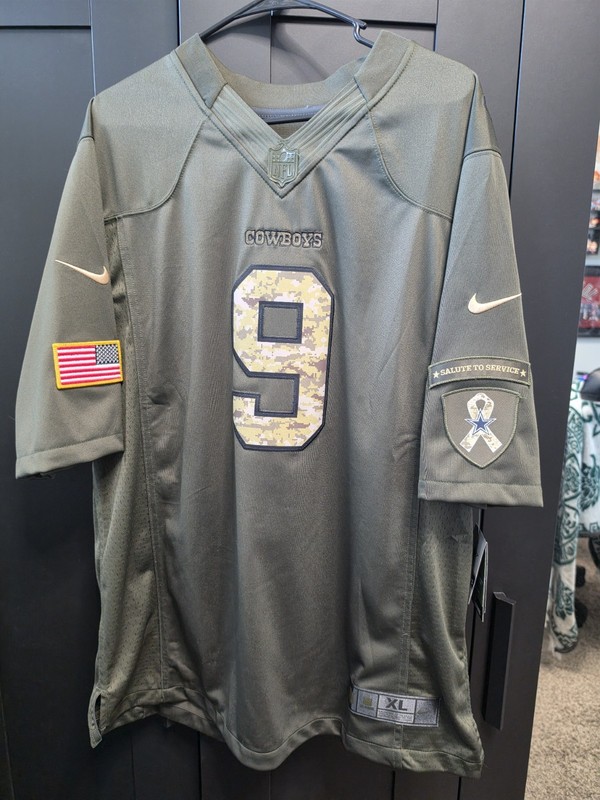Tony Romo Dallas Cowboys Nike Salute to Service Jersey Size XL Camo NWT 2015