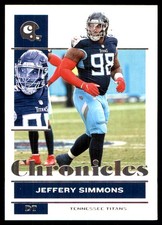 Jeffery Simmons 2021 Panini Chronicles #100 Tennessee Titans NFL READ FREE SHIP