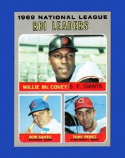 1970 Topps Set-Break # 63 NL RBI Leaders EX-EXMINT *GMCARDS*