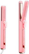 2 in 1 Hair Straightener and Curler, Dual Voltage Adjustable Temps 360 Curlin