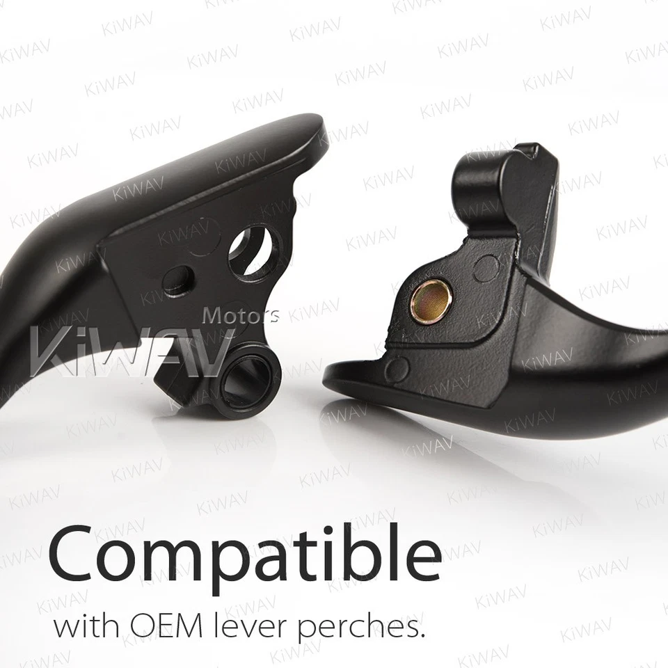 Palanca de control manual negra de 3 orificios para 08-13 HD Ultra Classic Electra Glide FLHTCU Foto 2 de 4