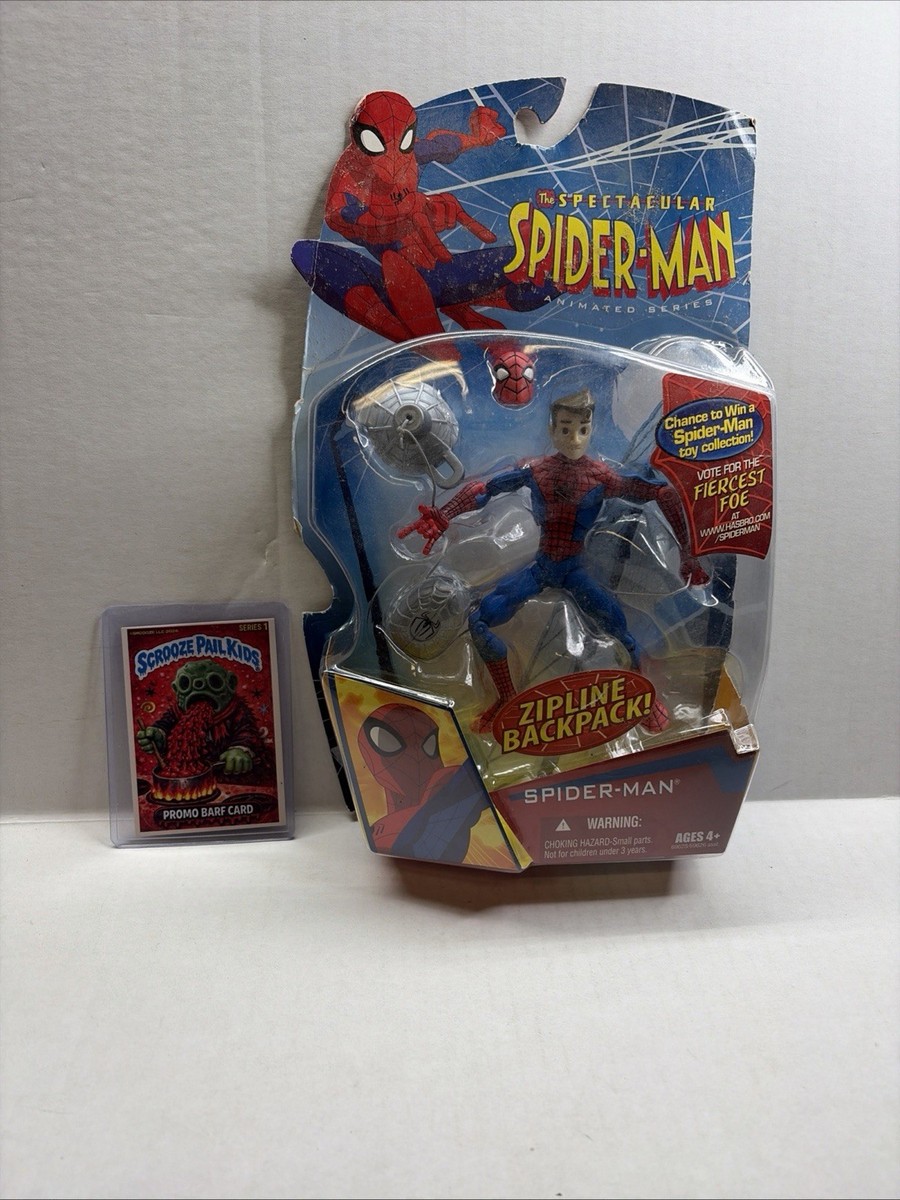 Hasbro The Spectacular Spider-Man Animated Series Zip line Back