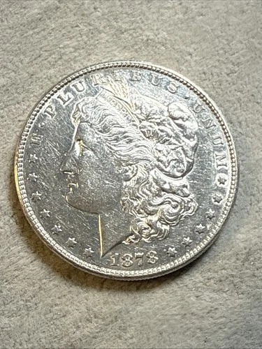 1878-S Morgan Silver Dollar AU Almost Uncirculated Nice Coin See Pics 032806