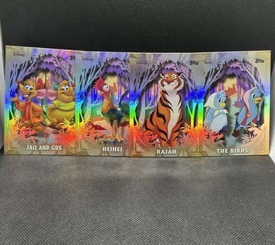 Topps Disney Wonder - Furry Friends Foil Insert - Lot Of 8 Cards