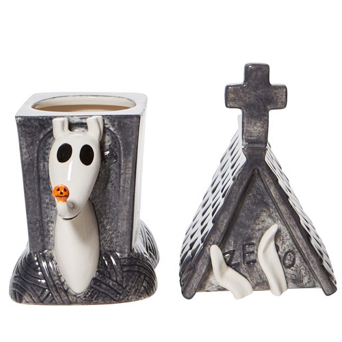 Department 56 Disney Ceramics The Nightmare Before Christmas Zero in Dog Hous... - Picture 2 of 5